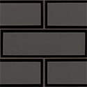 Metallic Gray Bevel Subway Tile