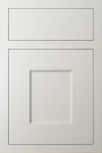 Simple grey craft-maid kitchen cabinets