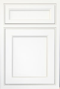 Clear white craft-maid kitchen cabinets