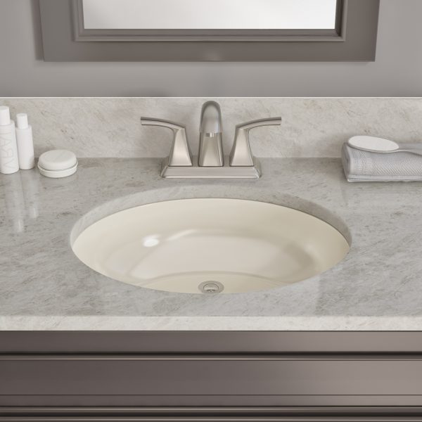 Double Allora USA Faucets Marble Sinkt Table Top