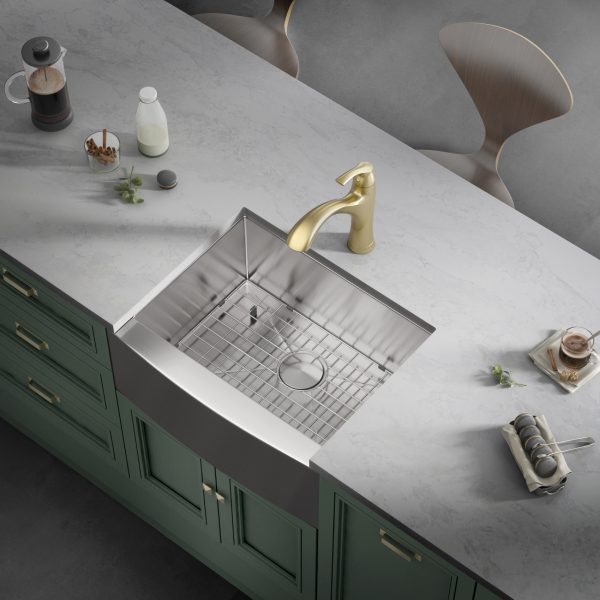 Golden Allora USA Faucets Marble Sink Table Top