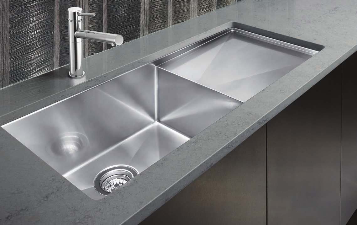 Double basin Blanco Sinks with ball faucet