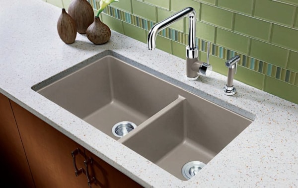 Blanco double bowl kitchen sink