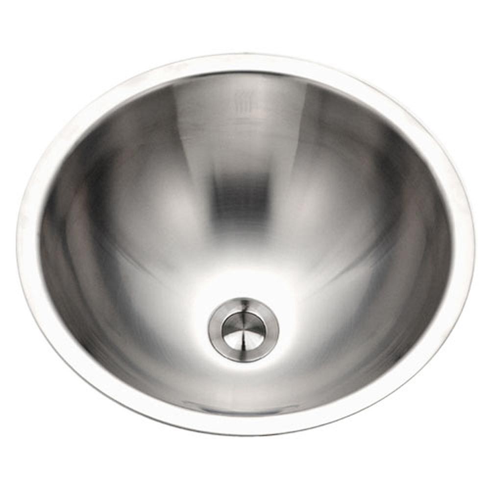 Conical Topmount Stainless Steel Bowl Lavatory Sink-min