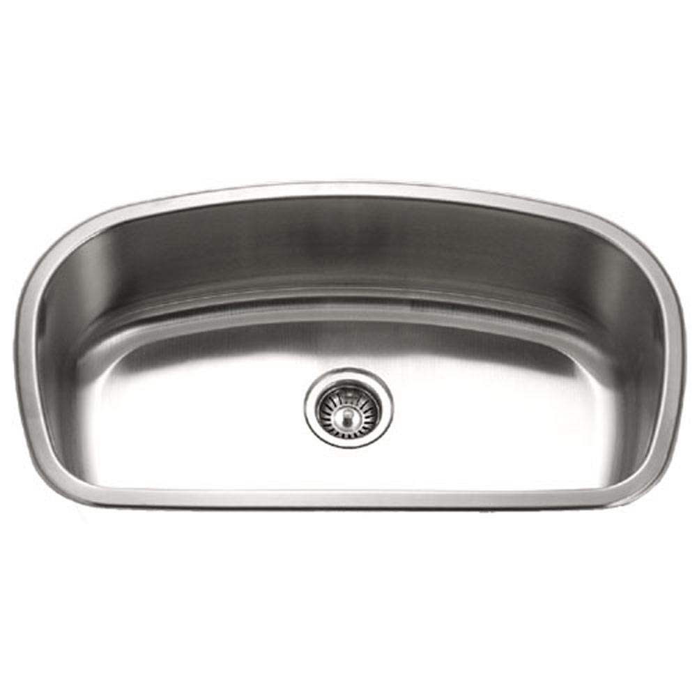 Designer Undermount Stainless Steel Large Single Bowl Kitchen Sink-min