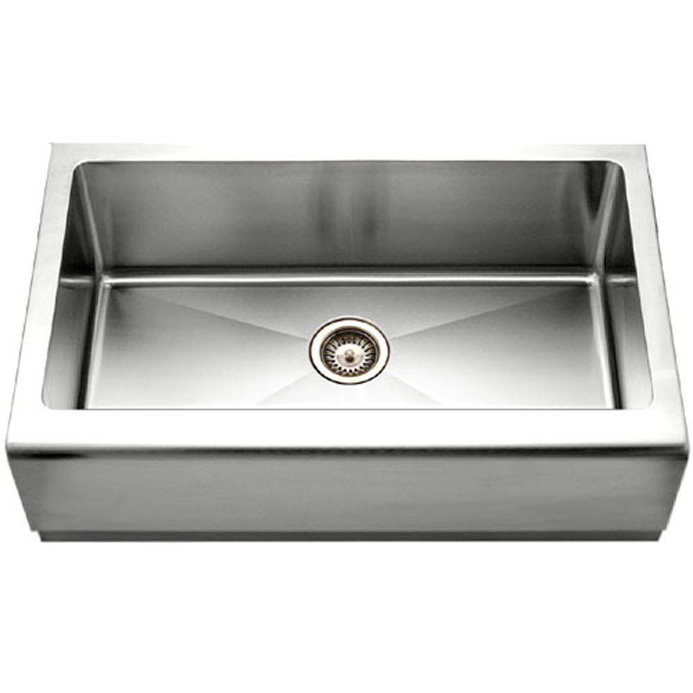 Epicure Series Apron Front Farmhouse Stainless Steel Single Bowl Kitchen Sink-min