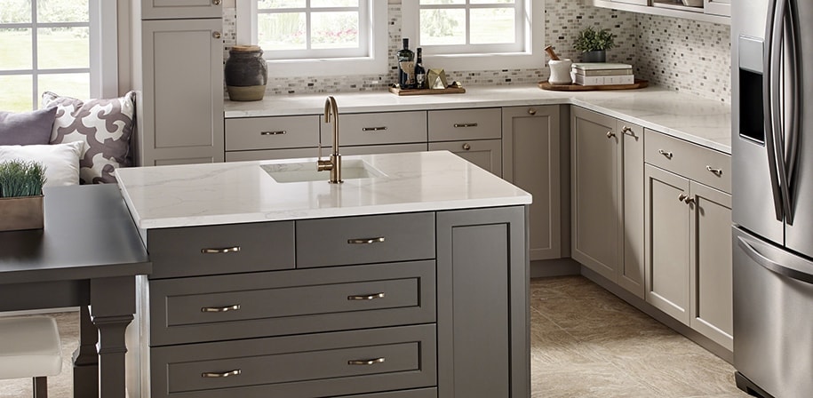 MSI Countertop in grey themed kitchen design