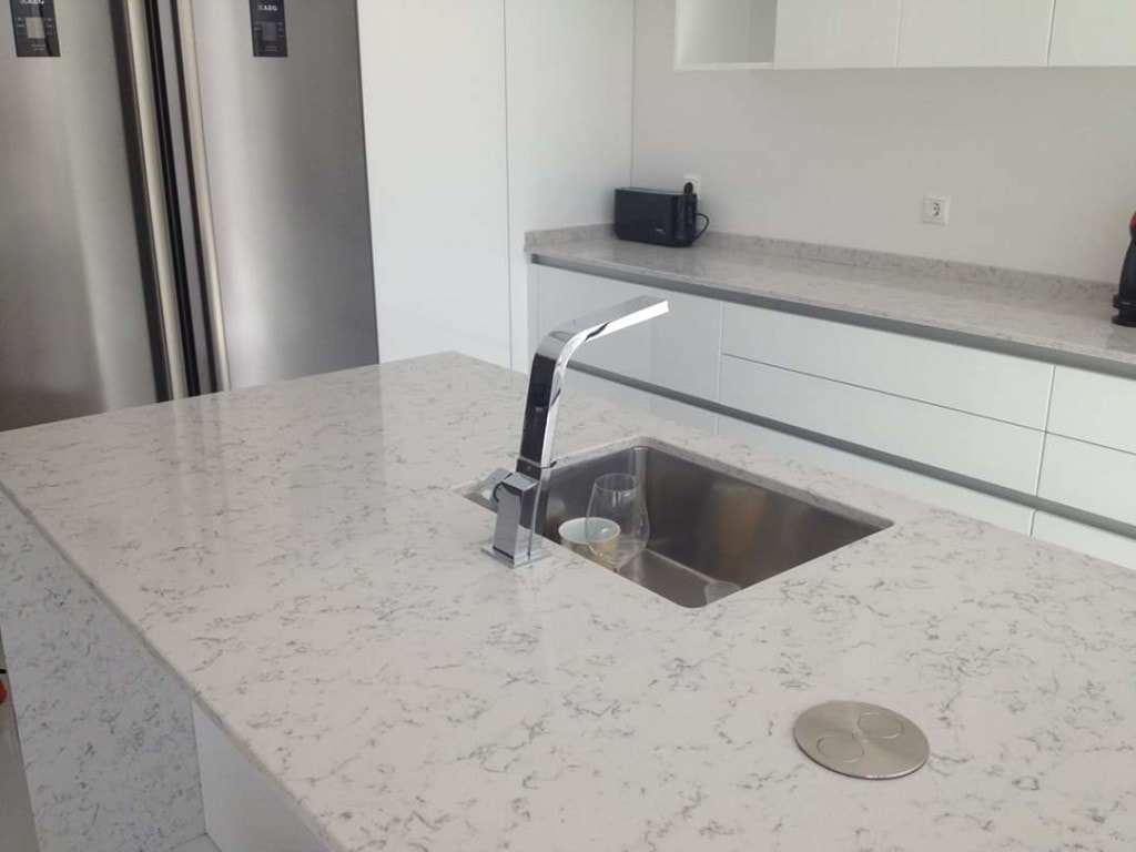 Silestone Countertop with square sink