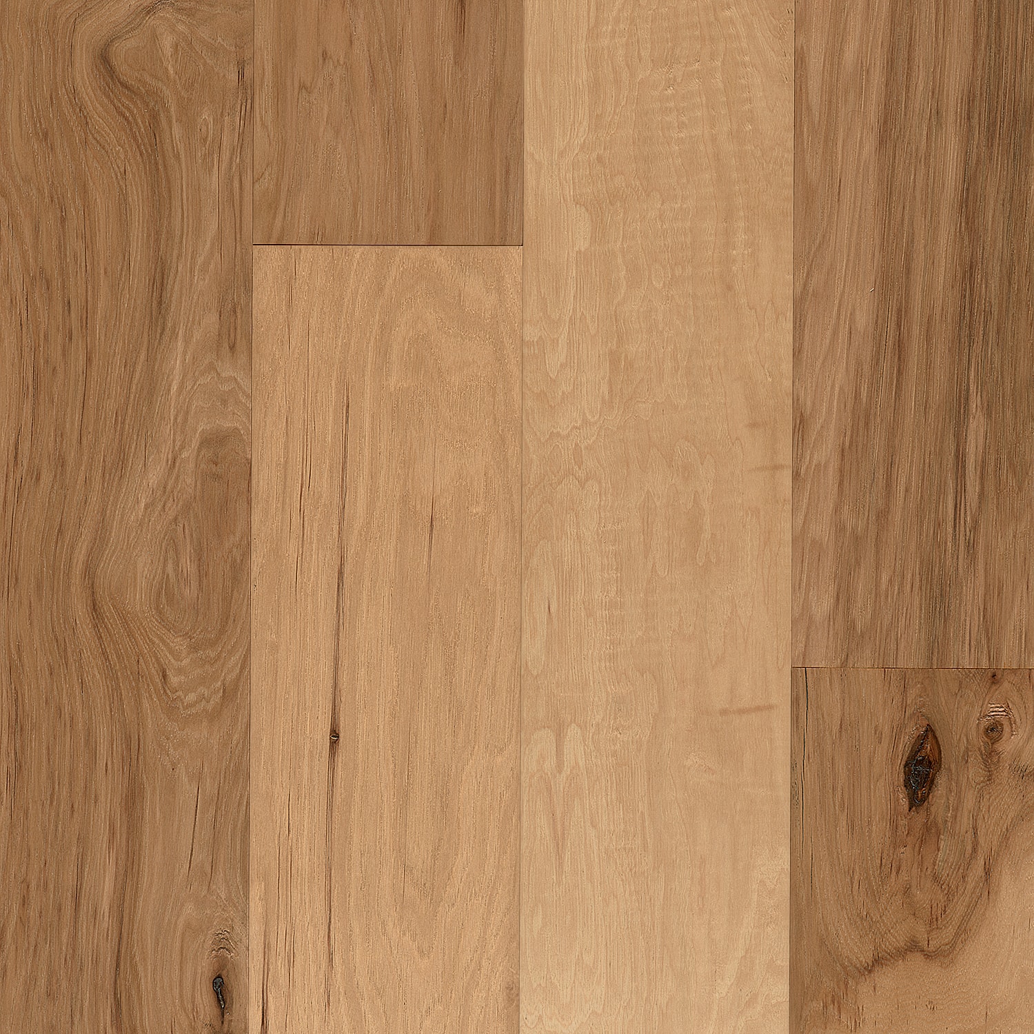 Natural hardwood floor