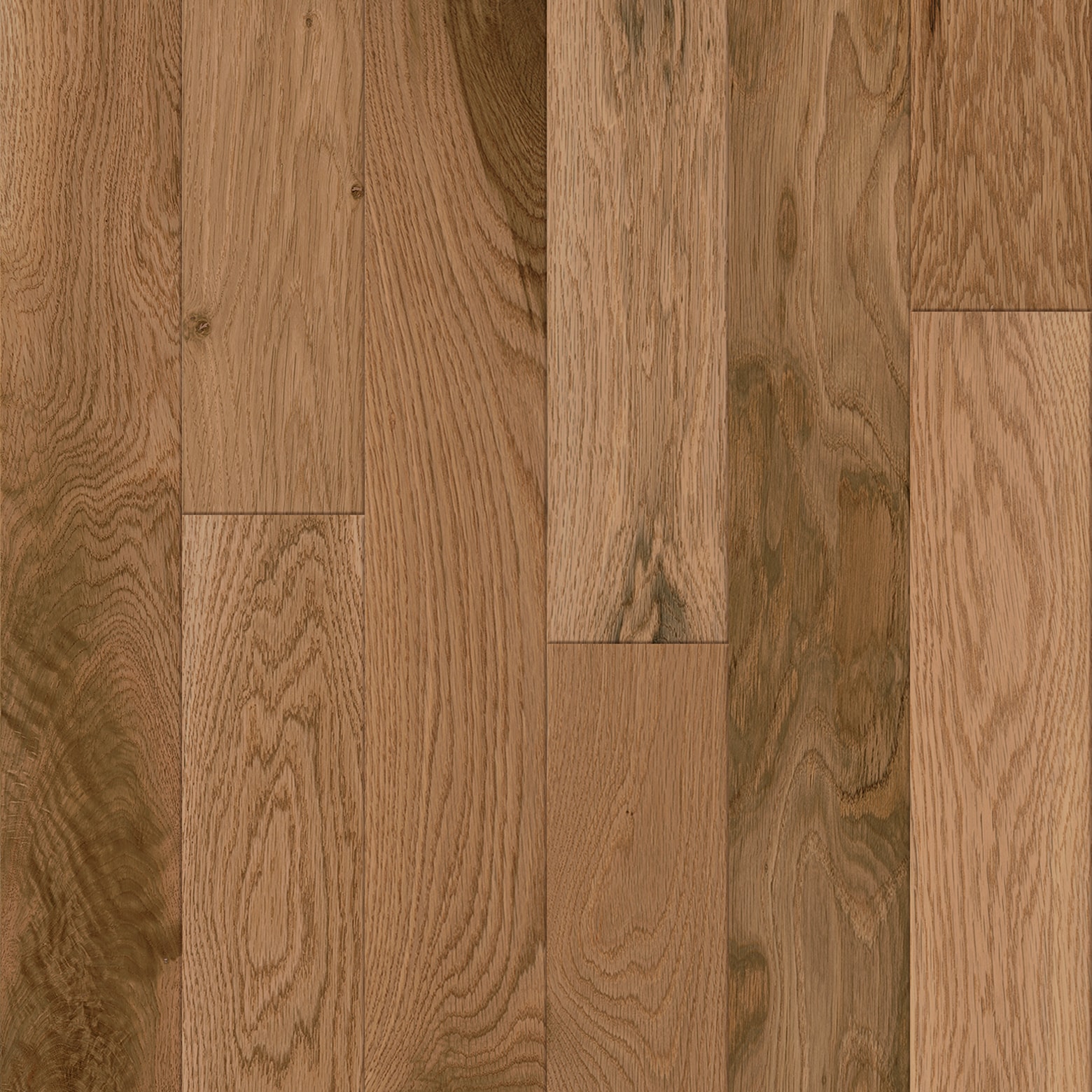 Natural hardwood floor