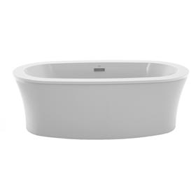 Modern solid base freestanding tub