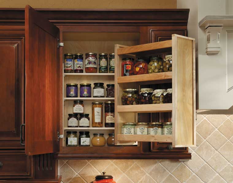 Wall with Swing Out Pantry