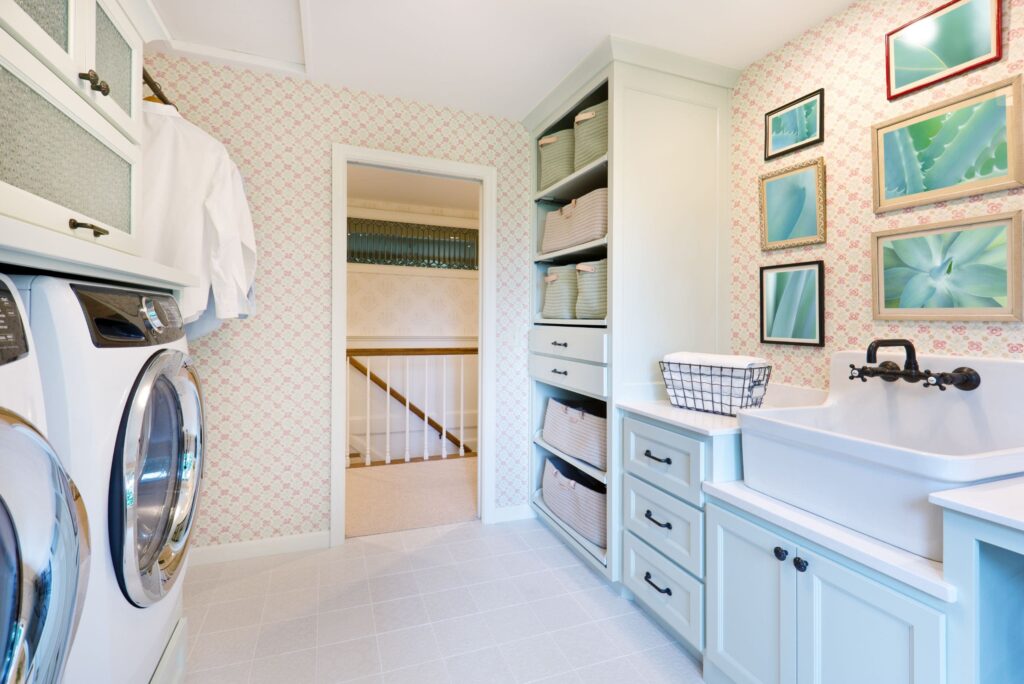 laundry room remodel with storage solutions